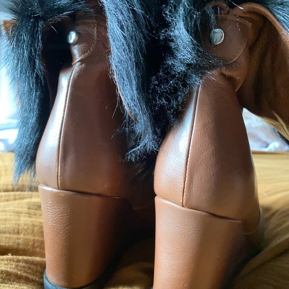 Taryn Rose Massima Fur Leather Boots Sz 8US❤️ - Picture 16 of 16